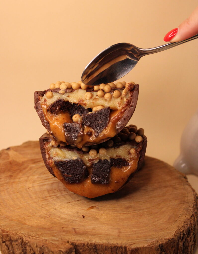 Ovo Caramelo Salgado e Brownie